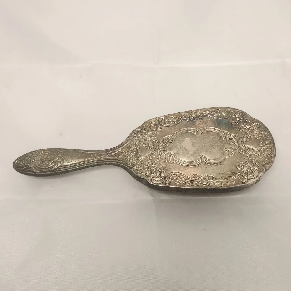 Vintage 3 Piece Sterling Silver Hand Held Mirror, Pocket Mirror and Hair…